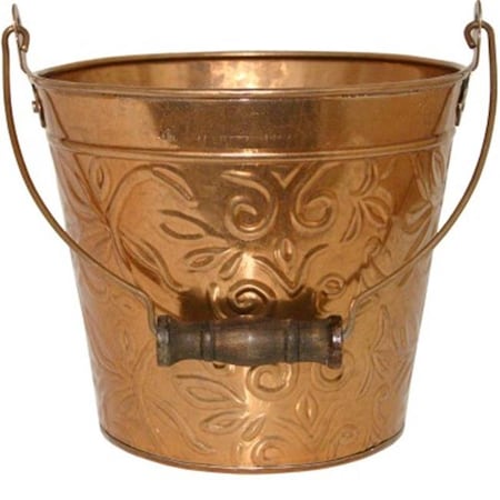 8 In. Floral Planter; Copper